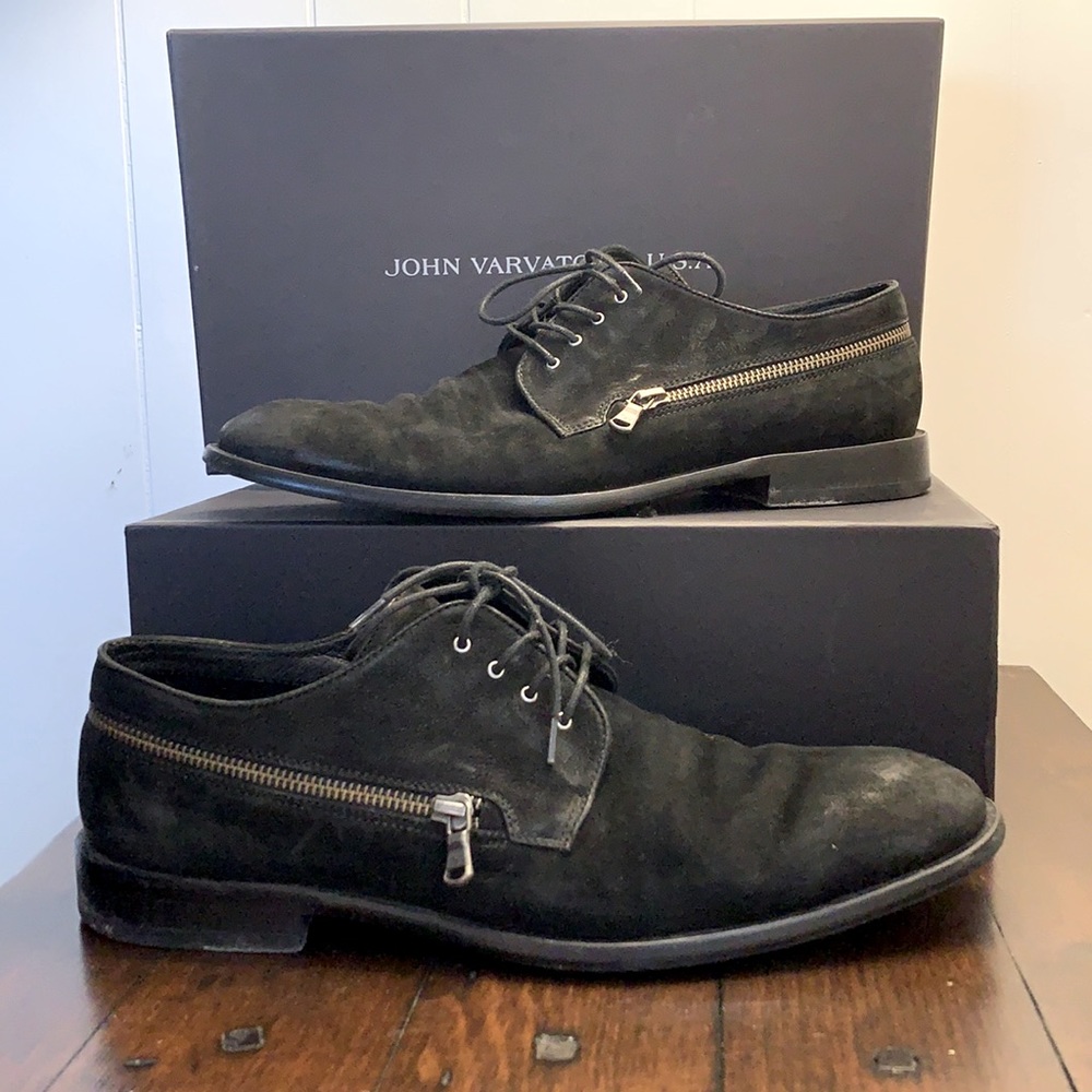 John Varvatos NYC Zip Derby Dress Shoes